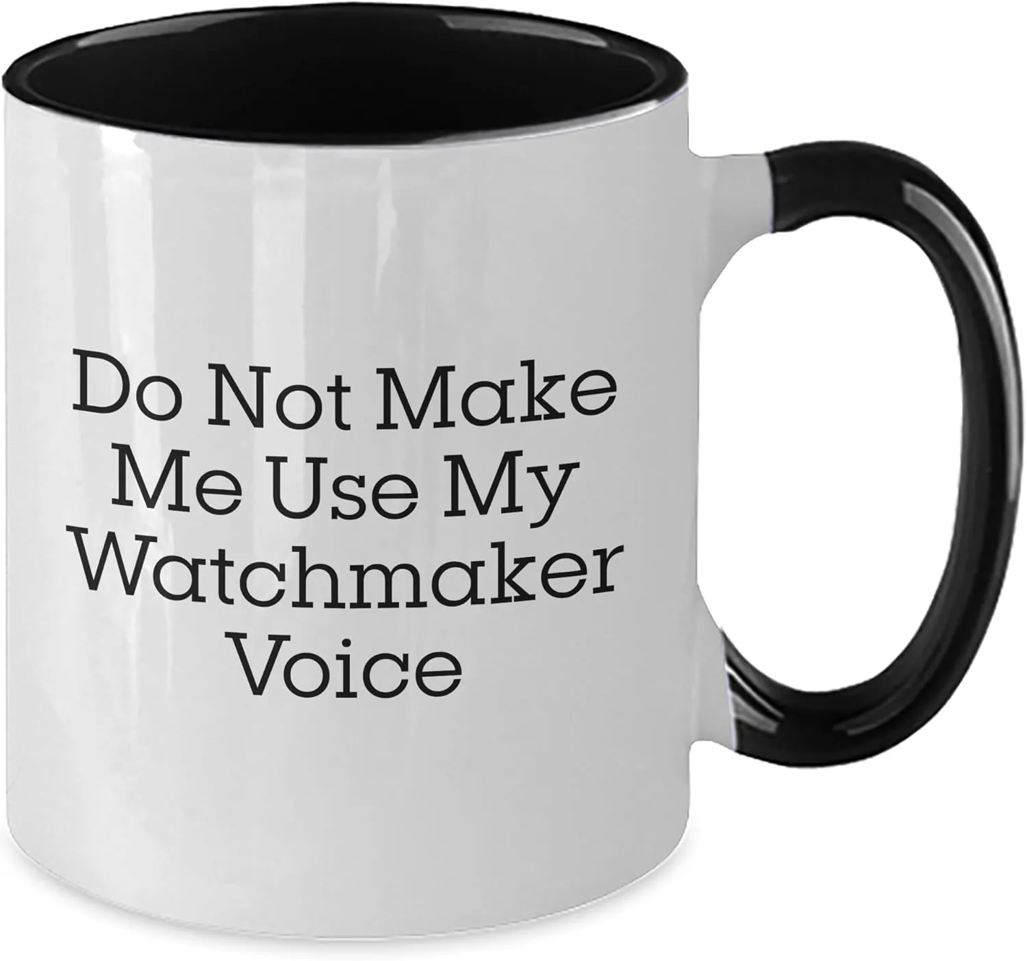 Watchmaker Coffee Mug | Funny Watchmaker Voice Gifts for Mother's Day | Two Tone bacterium preach bicycle mudstone adolescence Euphrates Coffee Mug for Watchmakers | Gifts from Daughter to Mom Sarcastic 