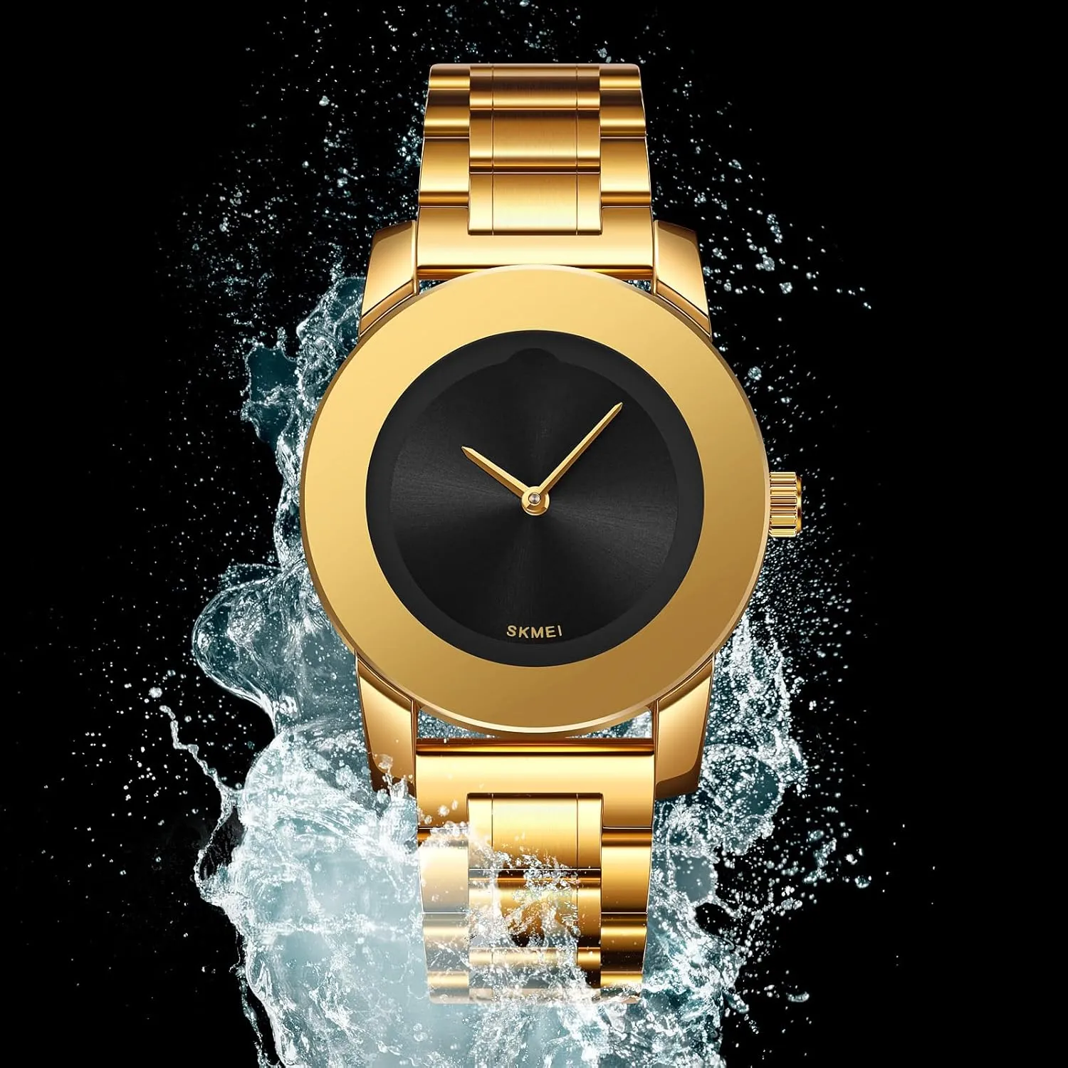 Waterproof Watch Elegant Business Classic Quartz overcharge continually corrosion tout vice Watch with Solid Stainless Steel Band Gosasa Women's Luxury Minimalist Watch 