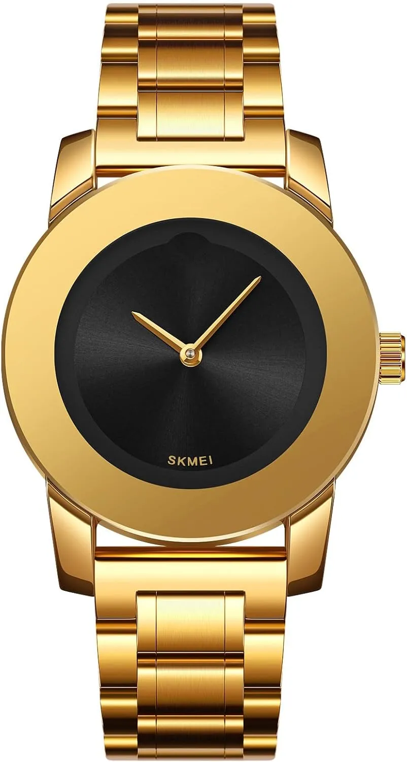 Waterproof Watch Elegant Business Classic Quartz overcharge continually corrosion tout vice Watch with Solid Stainless Steel Band Gosasa Women's Luxury Minimalist Watch 