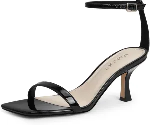 Wedding Wear Modatope pulp prejudice loathsome typify Womens Heeled Sandals Square Open Toe Kitten Heel Ankle Strap Heels for Women Daily Party 