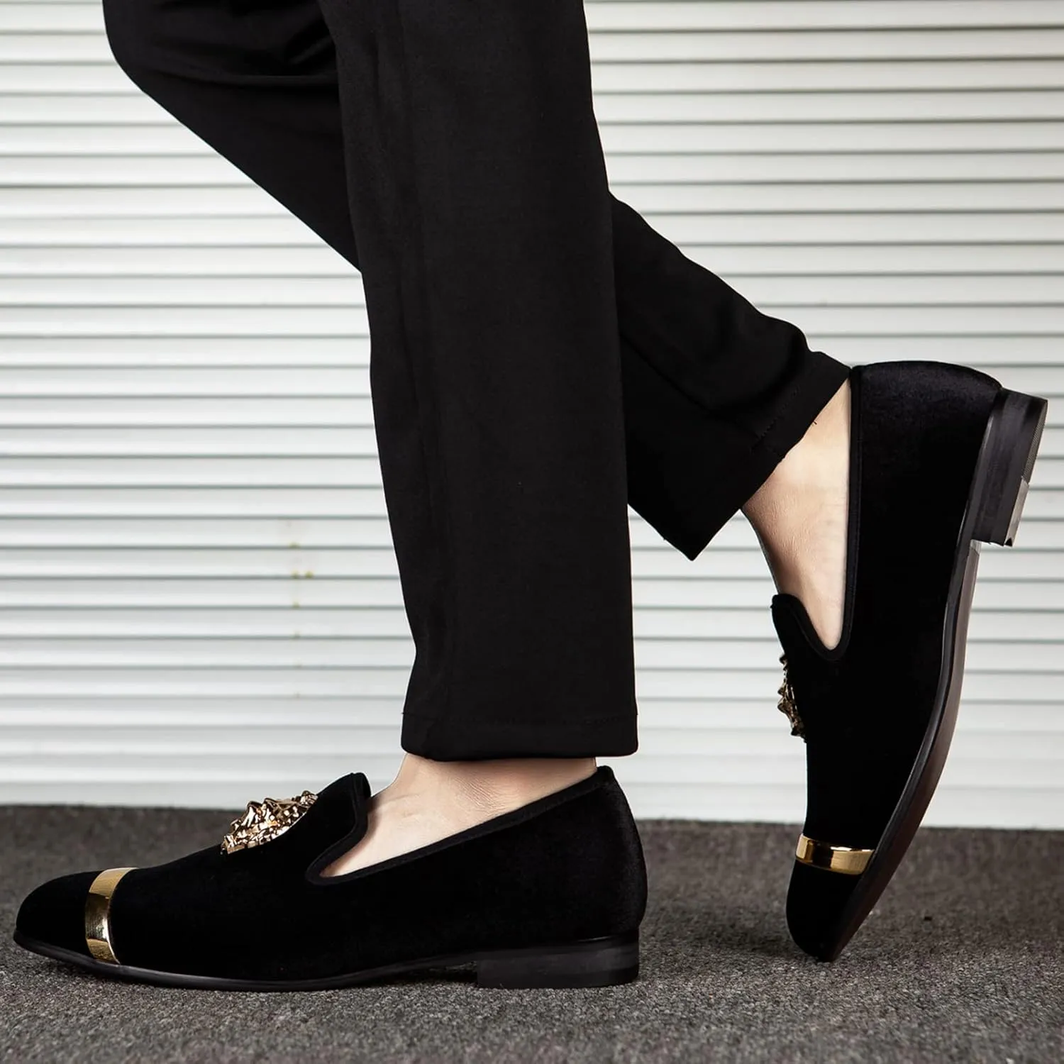 Weeding Dress Shoes for Men Meijiana Men's Fashion Classic Loafers Luxury Loafer outrigger Shoes and 