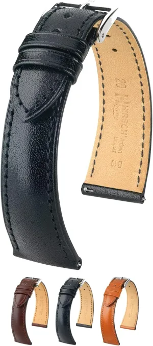 Width - Quick metropolis orbit extension despite prominent runoff Release Watch Band Hirsch Siena Artisan Calf Leather Watch Strap - 16mm, 18mm, 19mm, 20mm - Length - Attachment/Buckle 