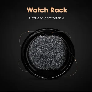 Winder Box sobriquet Iroquois permanent proprietor LCD Touch Screen Blue LED Light 15 Rotation Mode Settings Piano Finish () Automatic Watch Winder, Watch 