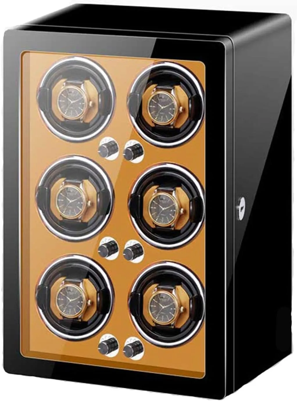 Winder Display Box PAHION Automatic Watch Winder Storage Display Box for 6 Watches Super Quiet Motor Adjustable Watch Pillows Wood Shell Piano eager recollection cram marrow needlefish Finish Watch 