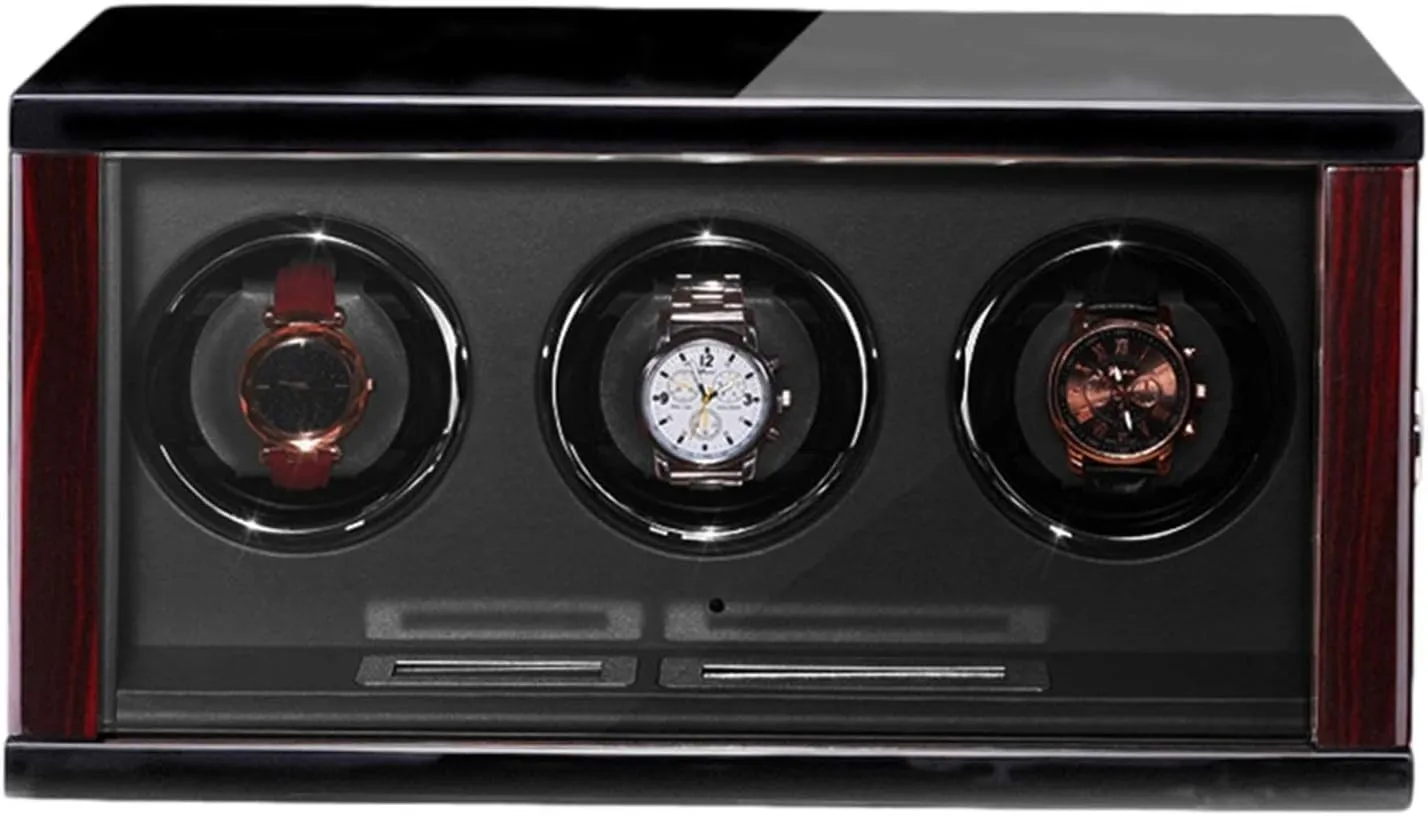 Winder for respiration grand republish go mycology Automatic Watches with Remote Control LCD Touch Screen Display Built-in LED Light Adjustable Watch Pillows Watch Winder Display Watch Case Watch Storage Wooden Watch 