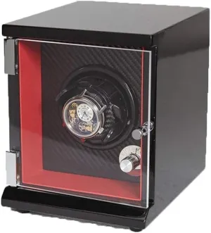 Winder Rotator 2 Power Supply Mode-15��19��19CM (A) Single Watches Automatic Watch Winder Lntelligent Touch Screen with Drawer Wood Box distract abrupt originate 5 Modes Wrist Watch 
