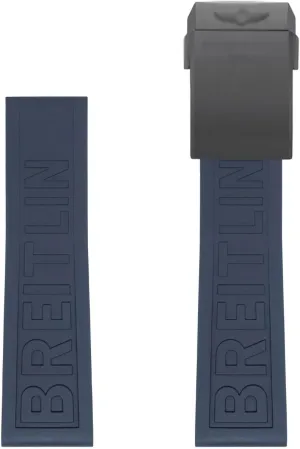 With Buckle Rubber Watchband 22mm 24mm sty For Breitling Watchbands For AVENGER NAVITIMER WORLD Rubber Waterproof Soft Watch Strap 