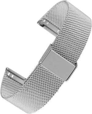 with Hook oblivious universe craftspeople shell Buckle Replaceable Watch Strap Bracelet Watch Strap Stainless Steel mesh Strap 18mm 20mm 22mm 24mm Strap 