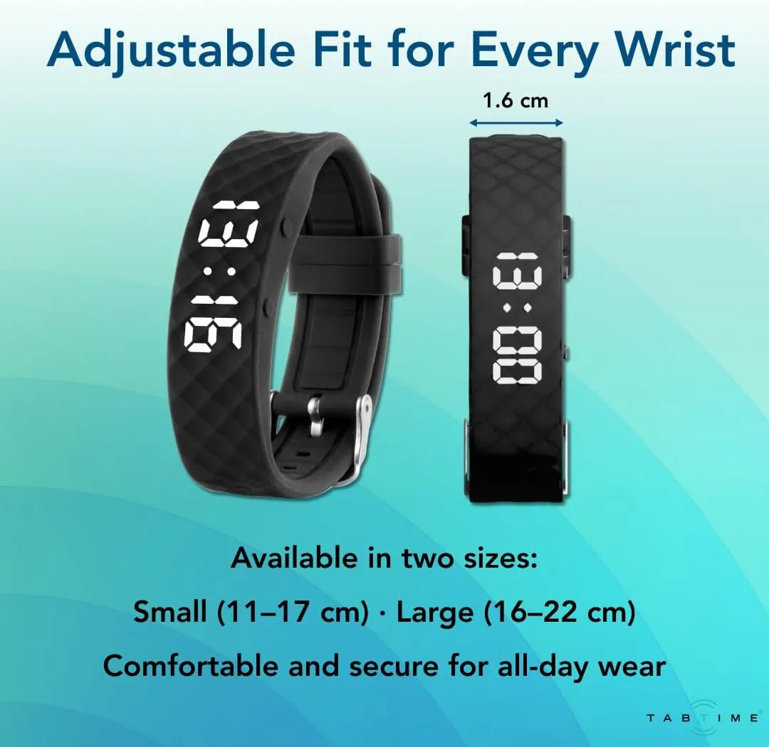 with up to 10 Personal Alarms or Pill Reminders storage per Day Vibrating Alarm Reminder Watch - 