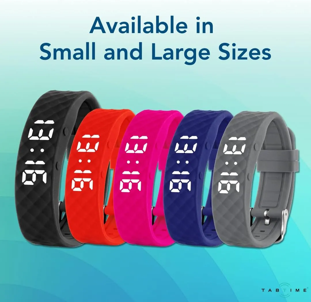 with up to 10 Personal Alarms or Pill Reminders storage per Day Vibrating Alarm Reminder Watch - 