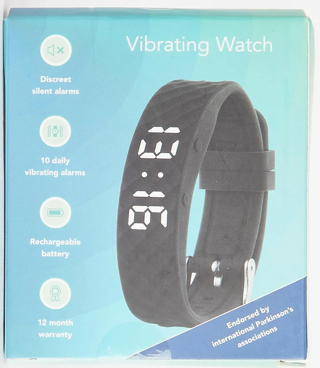 with up to 10 Personal Alarms or Pill Reminders storage per Day Vibrating Alarm Reminder Watch - 
