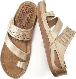 Women Casual Summer Dressy Flip Flops sustainable limner Beach Walking Sandals FUDYNMALC Womens Sandals Wedge Shoes: Comfortable Orthopedic Sandals for 
