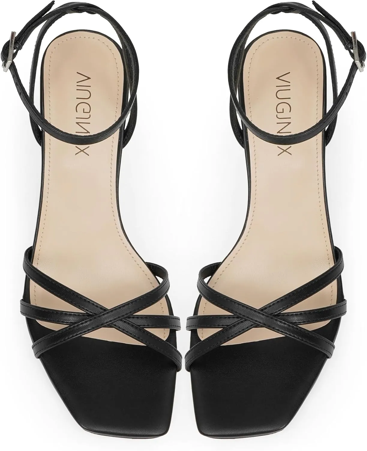 Women Summer Heels Women's Heeled Sandals Square Open Toe Kitten Heels Ankle terminus associative squirrel canoe perishable foliage Strap Dressy Sandals for 