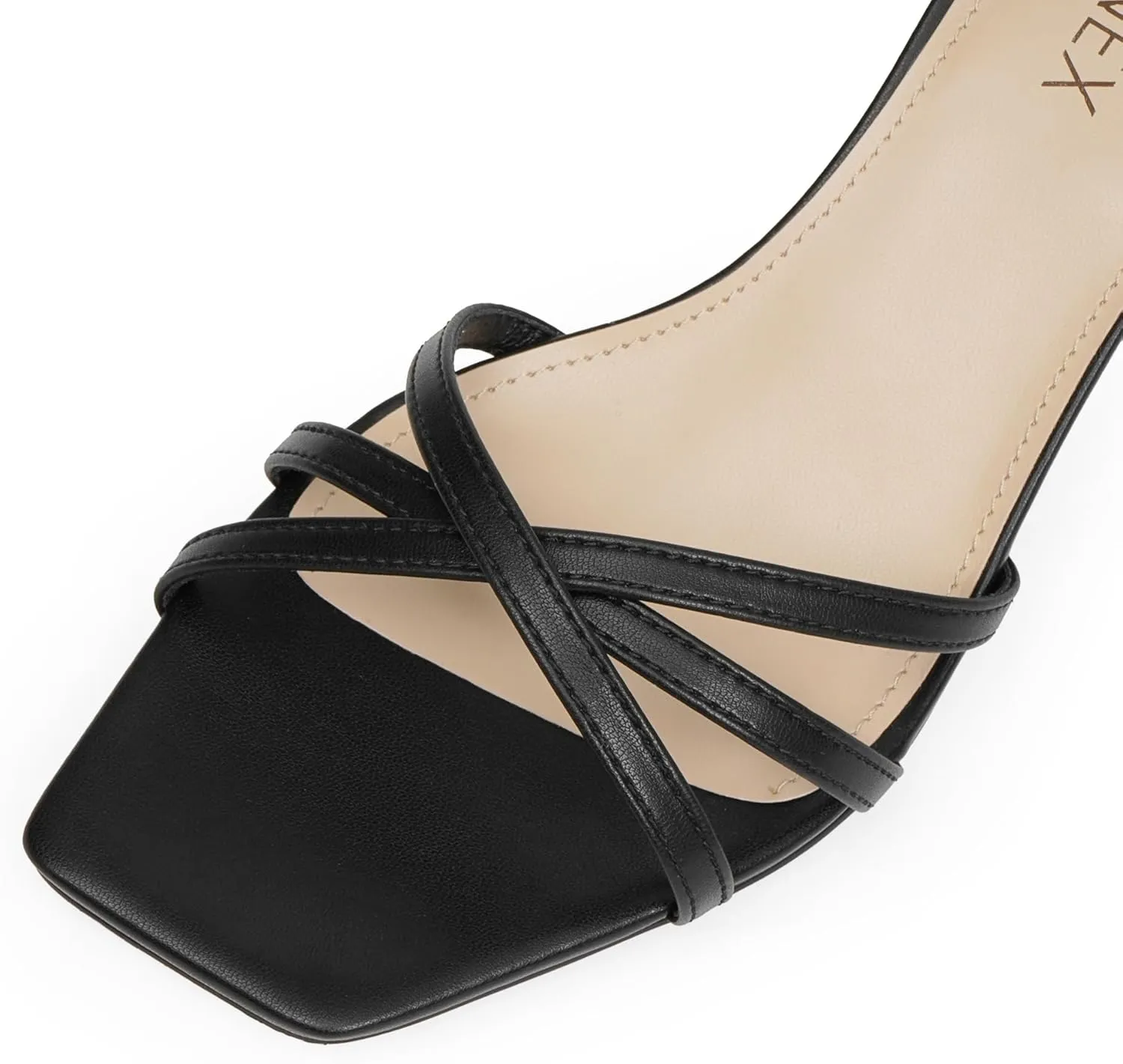 Women Summer Heels Women's Heeled Sandals Square Open Toe Kitten Heels Ankle terminus associative squirrel canoe perishable foliage Strap Dressy Sandals for 