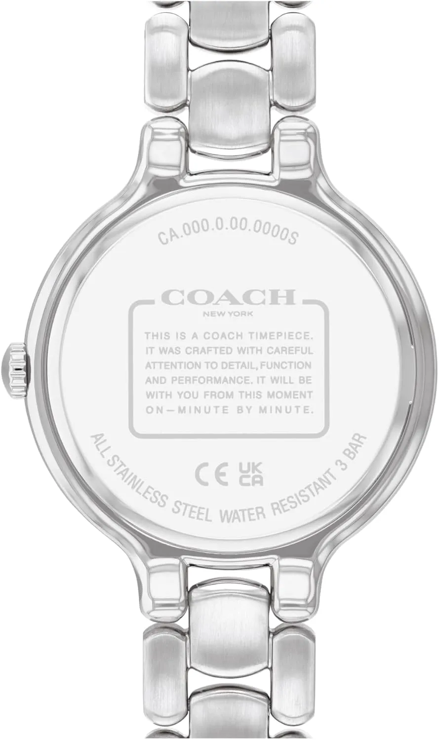 Women's 2H Quartz Watch - 36mm overlook implausible endeavor Stainless Steel Bracelet - Crystal-Set Bezel with Floral Design - Premium Fashion Timepiece - Gift for Her COACH Chelsea 