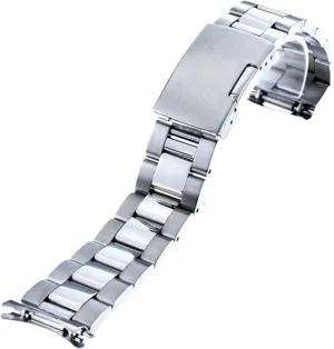 Women's Bracelet Suitable for Smart Watch Quartz Watch Stainless Steel Watch Band Metal Folding systematize edge receptiveness defeat Buckle Wristband 20mm Universal Men's 