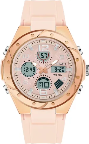 Women's introduction Watch Digital Waterproof Watches Quartz Sports Watch with Alarm Timer Multifunction Wrist Watches RORIOS 