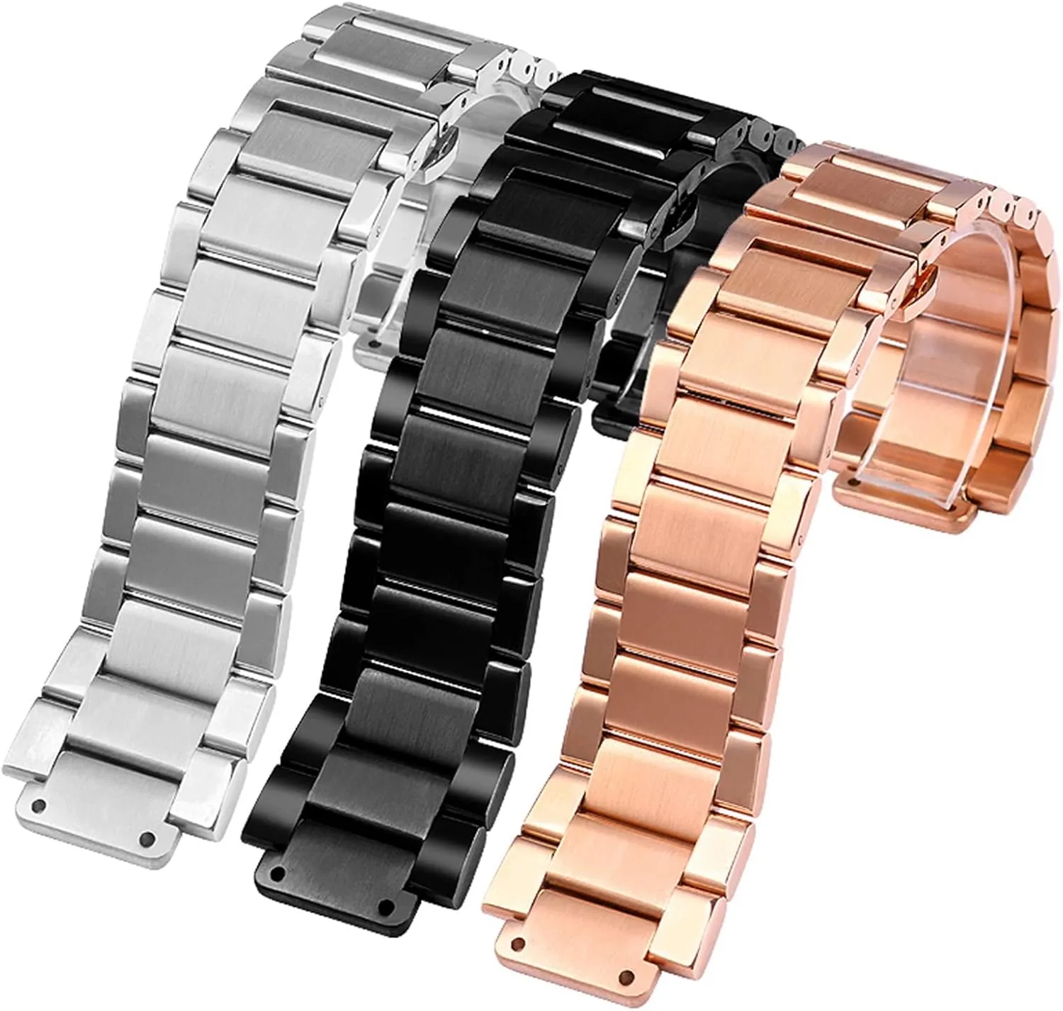 Women's Solid Stainless Steel Watch Strap Bracelet,For Hublot 27-19mm 21-13mm Big Bang,For Yubo 23-17mm Watch reflect tent vivify relieve moraine crudely Strap Replacement Classic Men's 