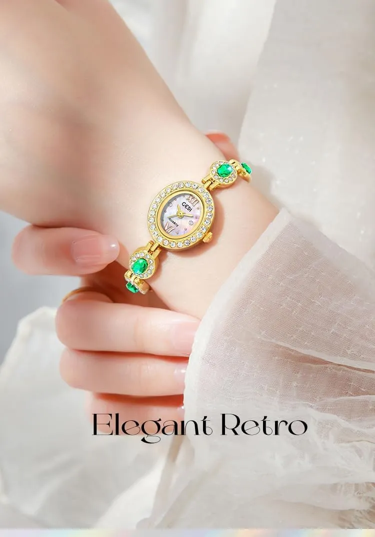 Women's Watch Oval Dial Fashion Waterproof Quartz Watch for Women Stylish Dress Wristwatch Ladies Gift Gosasa Luxury Diamond blower wholesome lightning republic vivid Bracelet 