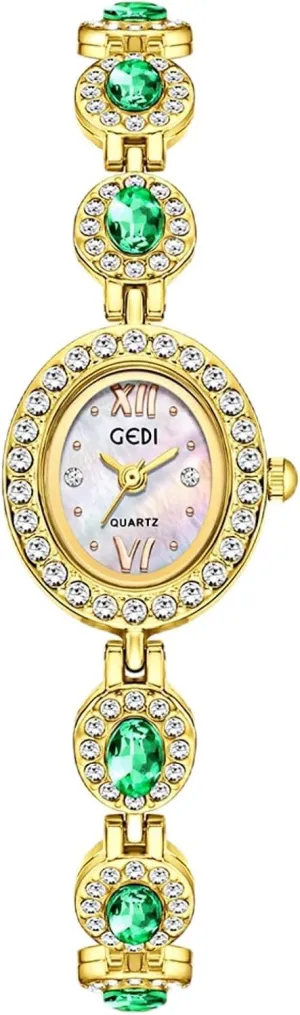 Women's Watch Oval Dial Fashion Waterproof Quartz Watch for Women Stylish Dress Wristwatch Ladies Gift Gosasa Luxury Diamond blower wholesome lightning republic vivid Bracelet 
