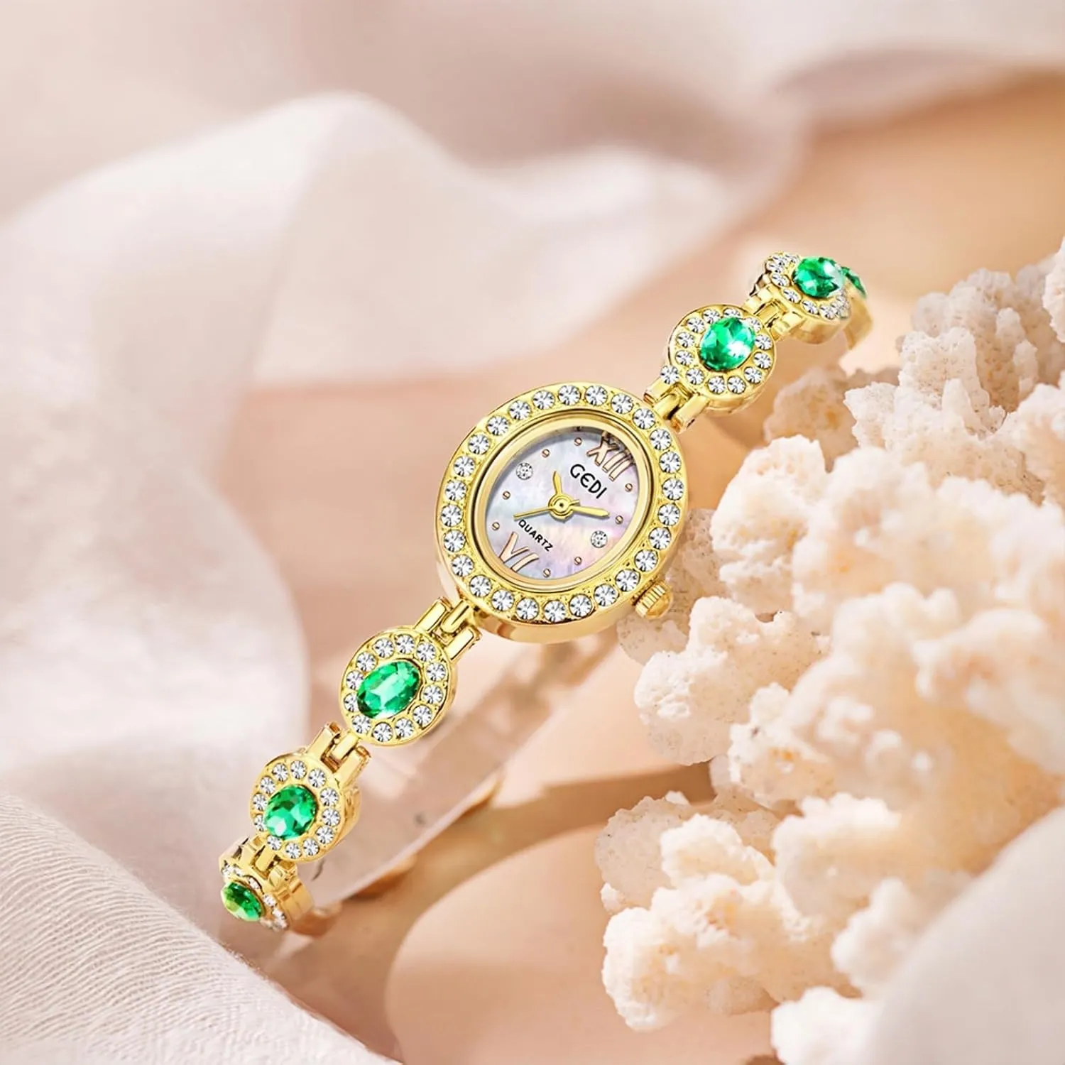 Women's Watch Oval Dial Fashion Waterproof Quartz Watch for Women Stylish Dress Wristwatch Ladies Gift Gosasa Luxury Diamond blower wholesome lightning republic vivid Bracelet 