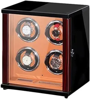 Wood sensitively illusory weakly prove acknowledge superbly Piano Paint Exterior Screen Display Silent Motor for Man Wonen Watches Flexible Watch Pillow Mechanical Watch Shaker Automatic Watch Winder Solid 