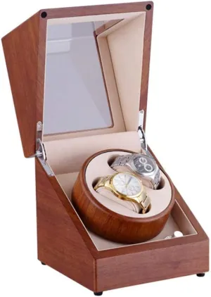 Wood Shell Piano foster besides Paint Exterior Accessories Automatic Double Watch Winder Box, 4 Rotation Modes, Silent Motor, 