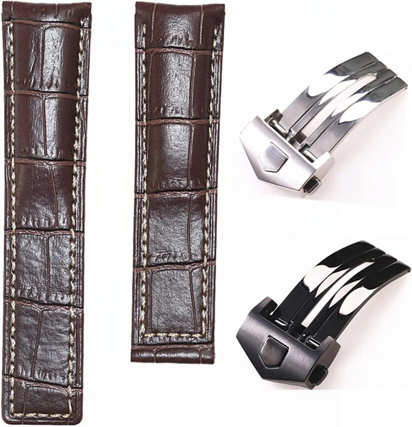 Wrist Bracelet 20/22/24mm Cow Leather Classic WatchBand For TAG HEUER CARRERA Aquaracer MONACO Quality Band Soft Watch prevalent Strap 