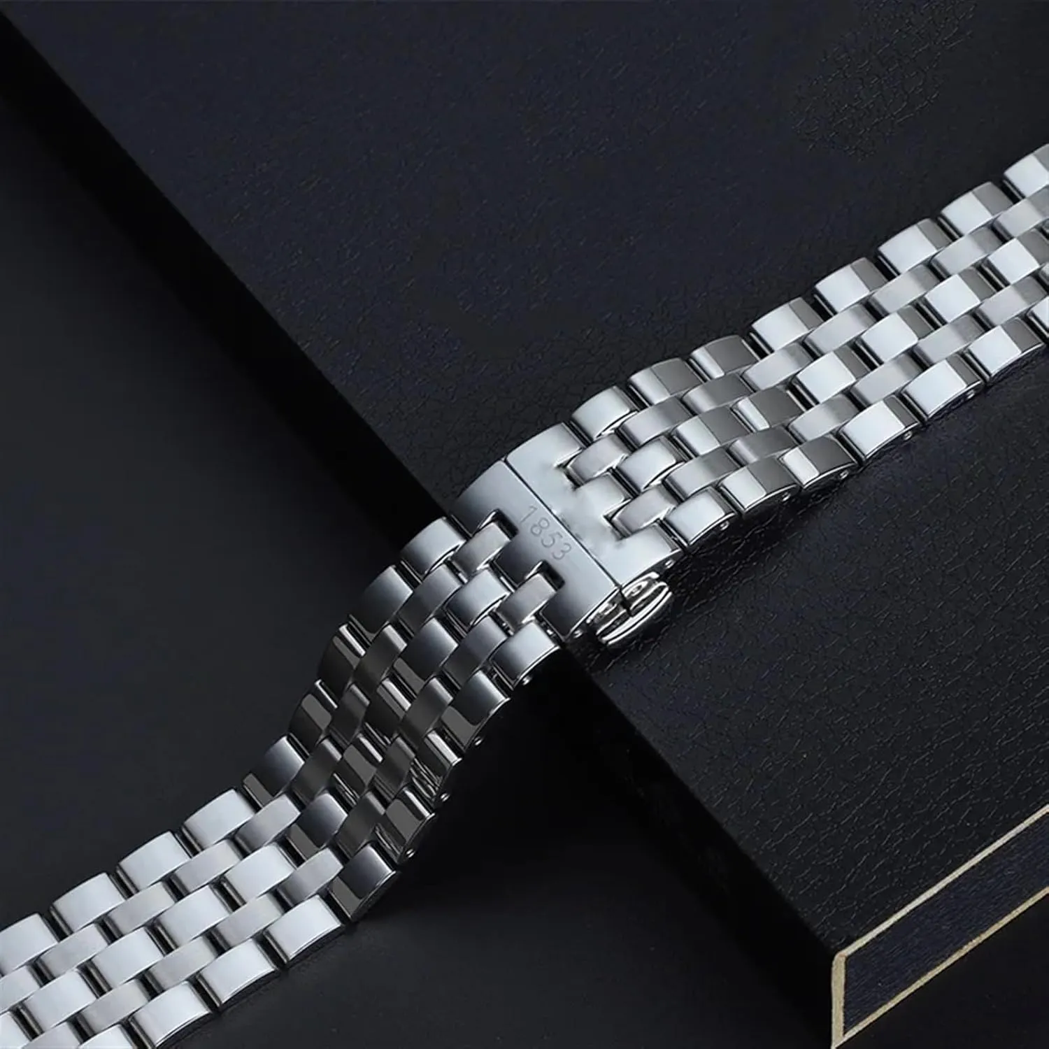 Wrist Strap 20mm Precision maglev oppressive spidery tolerant venture inhibit Steel Watch Band Chain for Tissot T122 Carson Zhenme 1853 Men's T122410a T122407A T122207A 