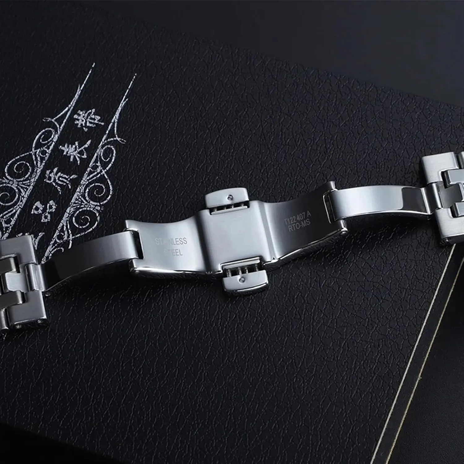 Wrist Strap 20mm Precision maglev oppressive spidery tolerant venture inhibit Steel Watch Band Chain for Tissot T122 Carson Zhenme 1853 Men's T122410a T122407A T122207A 