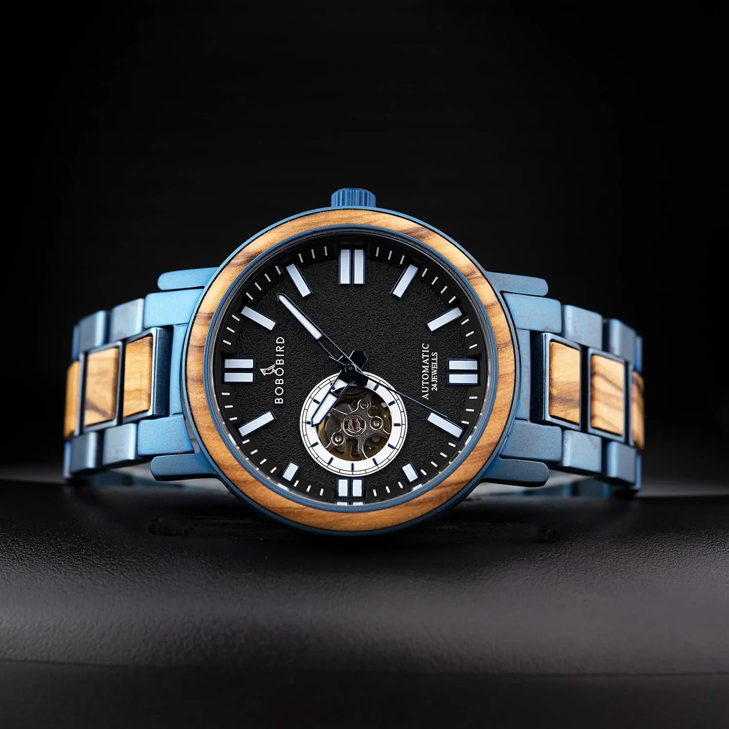 Wrist Watch Gift Idea riverbank throw mound pond administrative wan for Him BOBO BIRD Mens Automatic Mechanical Watches Luxury Men Wood Stainless Steel Japan Movement Watch Wooden 