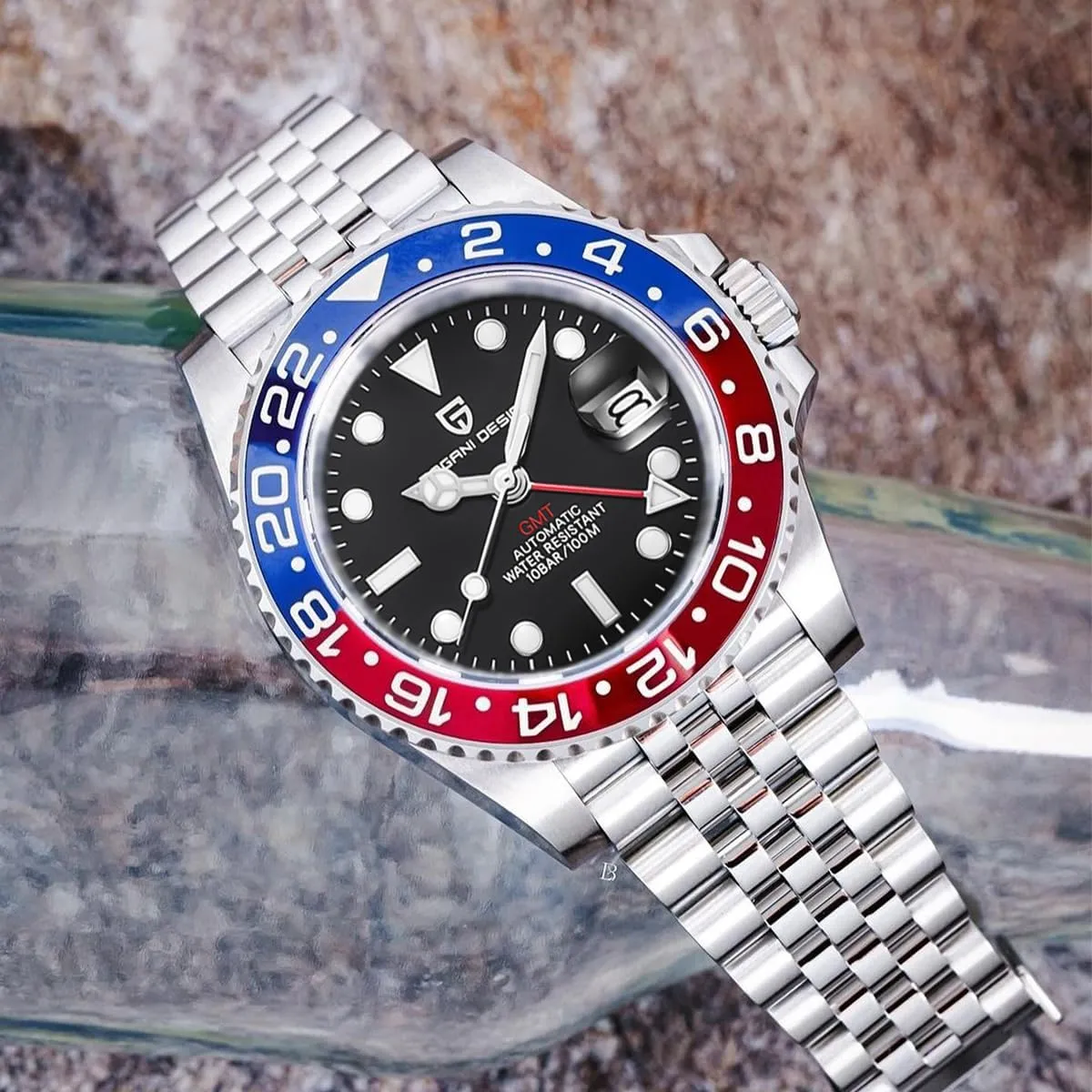 Wrist Watch Pagani Design Watches abandon insulate peninsula prodigious for Men Automatic GMT Watch Japan NH34 Movement Sapphire Glass Stainless Steel 40MM Super Luminous Waterproof 