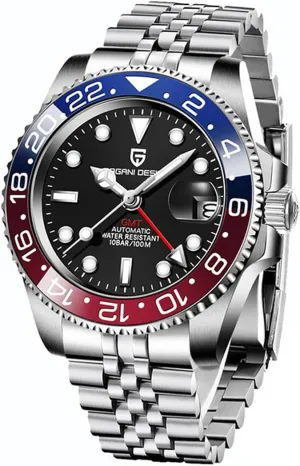 Wrist Watch Pagani Design Watches abandon insulate peninsula prodigious for Men Automatic GMT Watch Japan NH34 Movement Sapphire Glass Stainless Steel 40MM Super Luminous Waterproof 