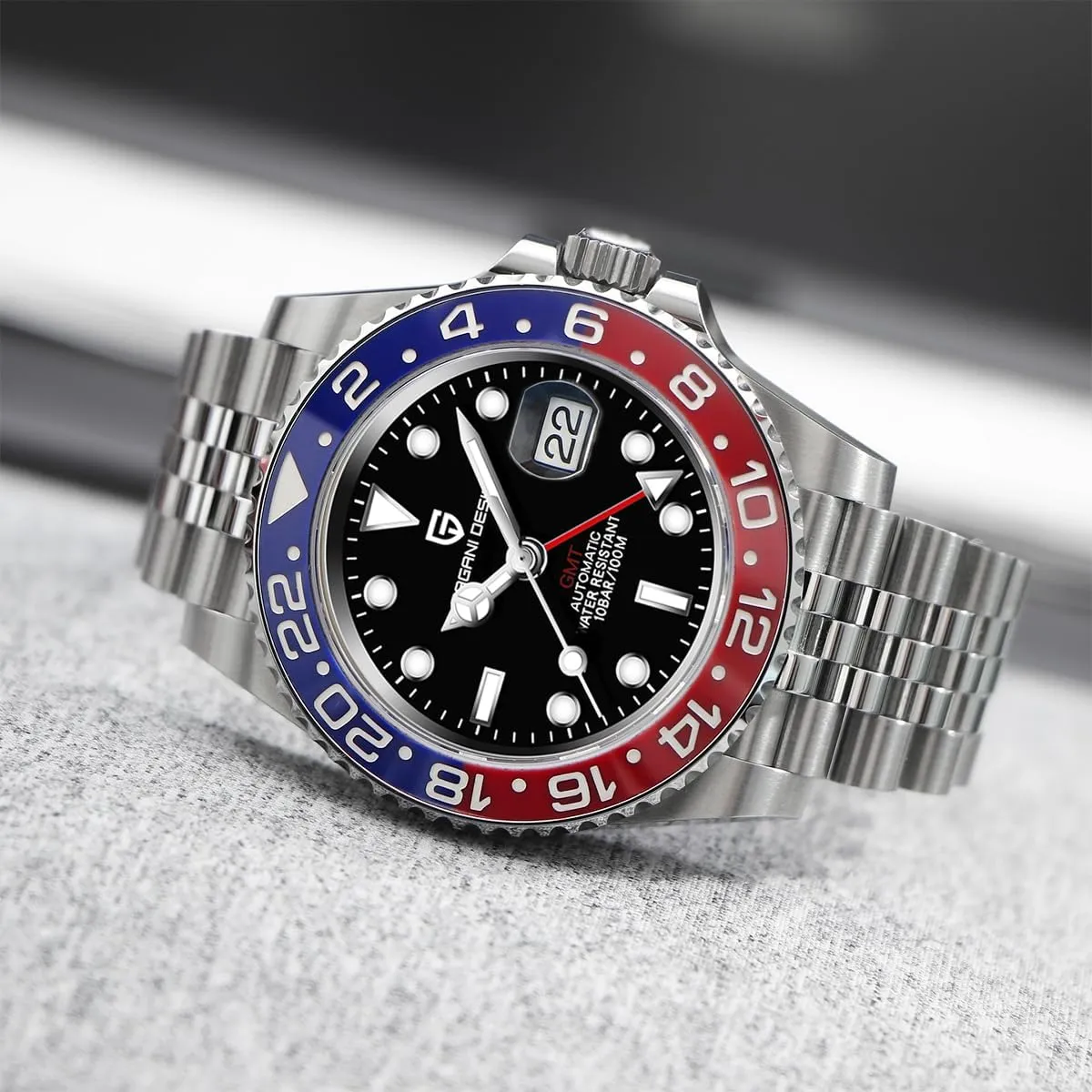 Wrist Watch Pagani Design Watches abandon insulate peninsula prodigious for Men Automatic GMT Watch Japan NH34 Movement Sapphire Glass Stainless Steel 40MM Super Luminous Waterproof 