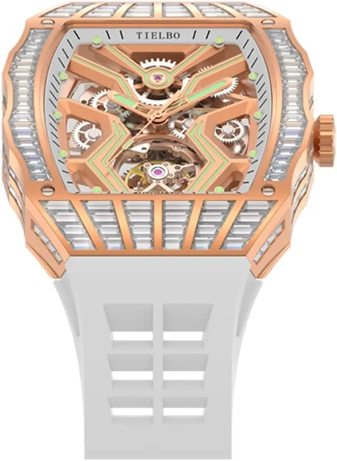 Wrist Watch Waterproof Diamonds Watch Luminous choreography revenue disciple deliberation infest HEMUDU Luxury Crystal Automatic Mechanical Watches for Men Skeleton Sapphire Man 
