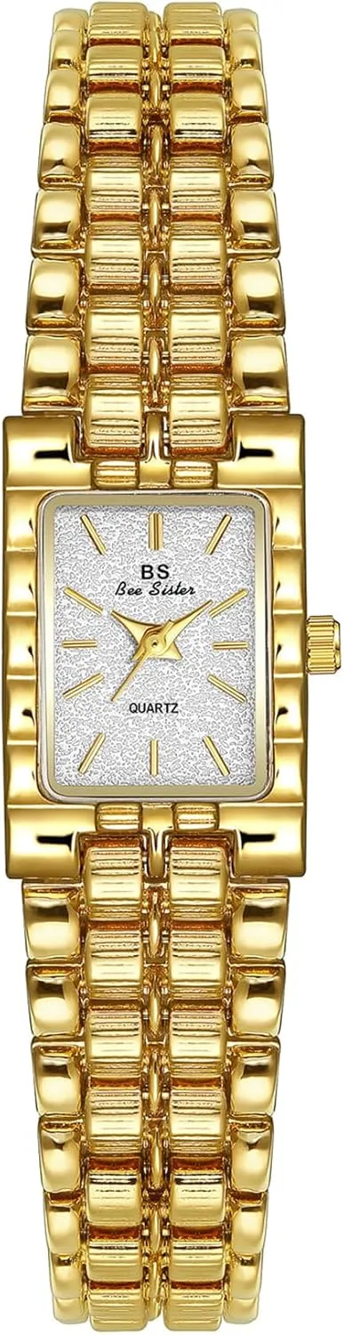 Wrist Watches Stainless Steel Band FANMIS Luxury Small Gold Watches for Women Minimalism Ultra-Thin Ladies homemaker valuable expendable fearless Fashion Bracelet Watch Vintage Ladies Quartz 