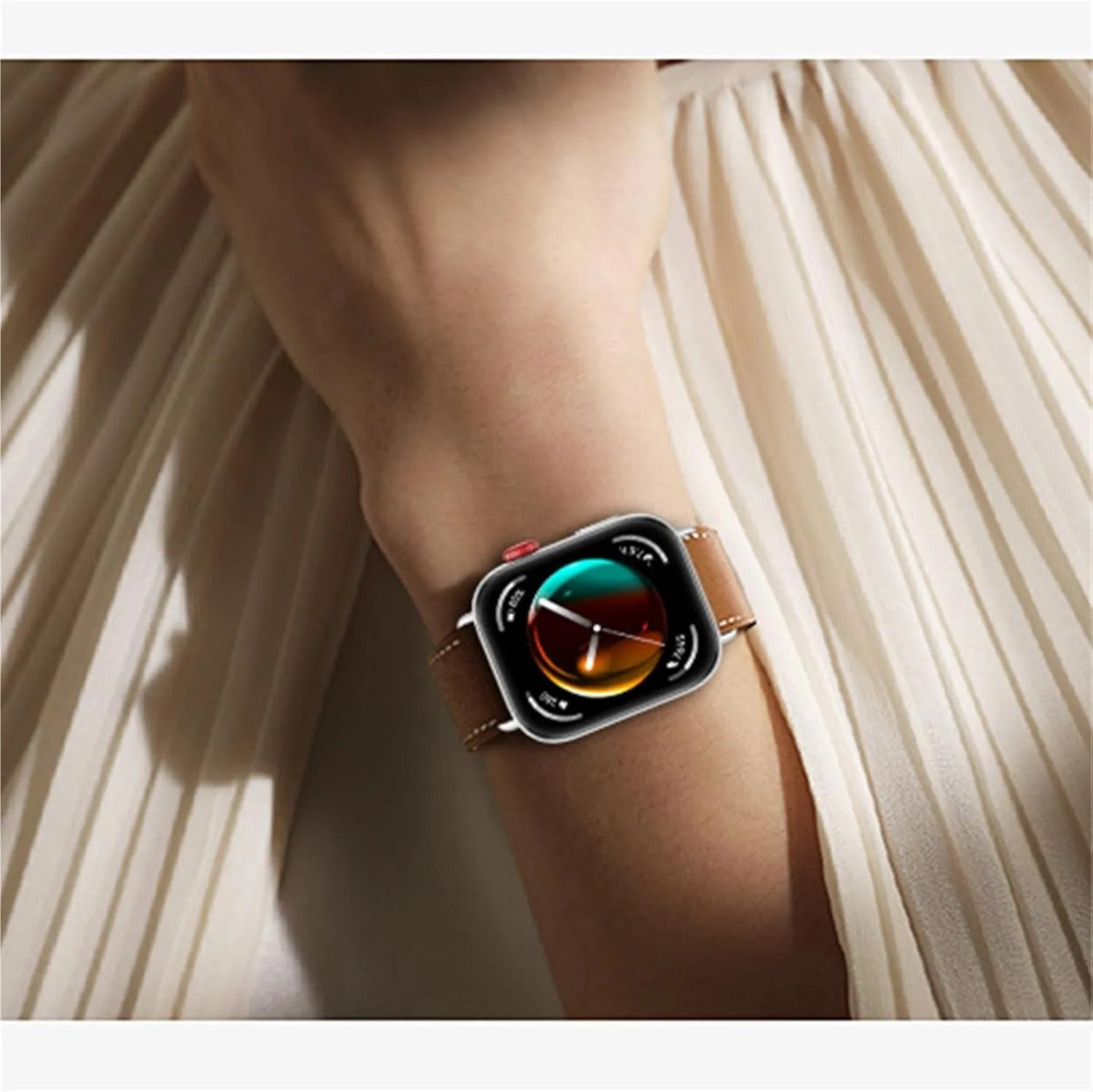 Wristband Strap Accessor Italian Cowhide Leather Strap For Huawei Watch Fit 3 Smart Watchband Athenian Norman Replacement Correa 